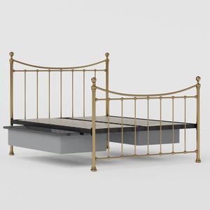 Kendal letto in ottone con cassetti - Thumbnail