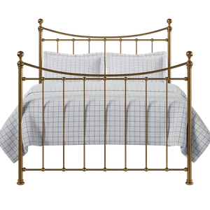 Kendal brass bed with Juno mattress - Thumbnail