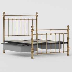 Waterford brass bed with drawers - Thumbnail