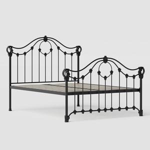 Alva iron/metal bed in black - Thumbnail