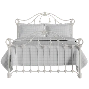 Alva iron/metal bed in ivory - Thumbnail