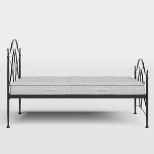 Ardo iron/metal bed in black with Juno mattress - Thumbnail