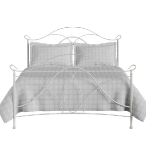 Ardo iron/metal bed in ivory - Thumbnail