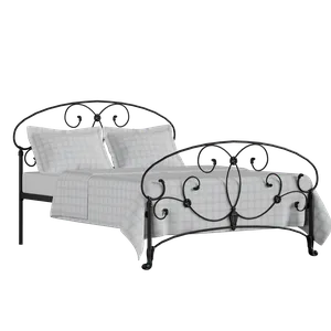 Arigna cama de metal en negro con colchón - Thumbnail