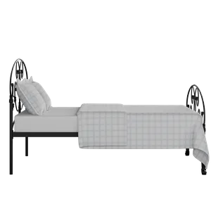 Arigna ijzeren bed in zwart met matras - Thumbnail