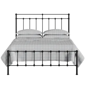 Ashley iron/metal bed in black - Thumbnail