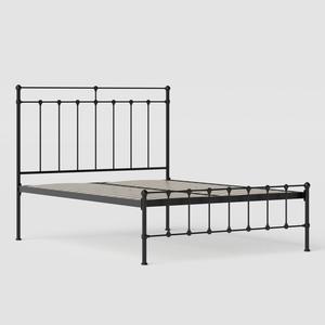 Ashley iron/metal bed in black - Thumbnail