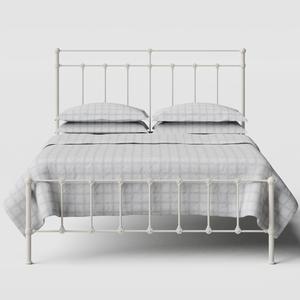 Ashley iron/metal bed in ivory - Thumbnail