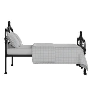 Athalone iron/metal bed in black with Juno mattress - Thumbnail