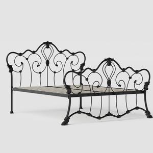 Athalone iron/metal bed in black - Thumbnail