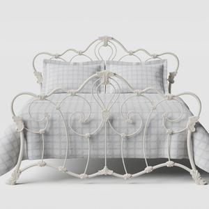 Athalone iron/metal bed in ivory - Thumbnail