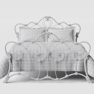 Athalone iron/metal bed in white - Thumbnail