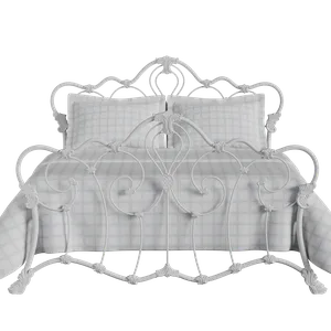 Athalone iron/metal bed in white - Thumbnail