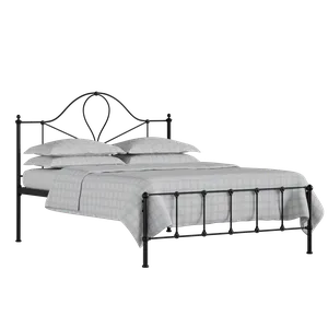 Athena cama de metal en negro con colchón - Thumbnail