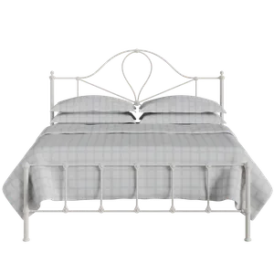 Athena iron/metal bed in ivory - Thumbnail