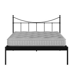 Camden iron/metal bed in black with Juno mattress - Thumbnail