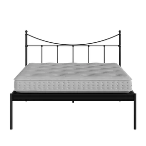 Camden ijzeren bed in zwart met matras - Thumbnail