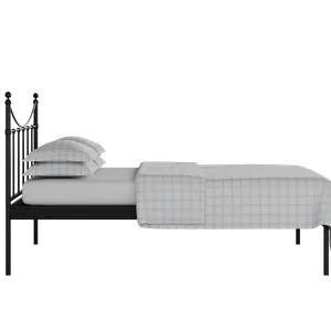 Camden iron/metal bed in black with Juno mattress - Thumbnail