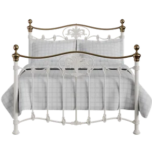 Camolin iron/metal bed in ivory - Thumbnail