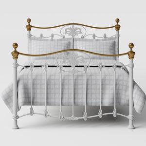 Camolin ijzeren bed in wit - Thumbnail