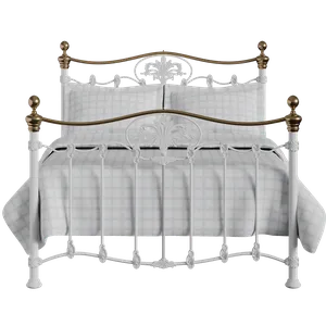 Camolin iron/metal bed in white - Thumbnail