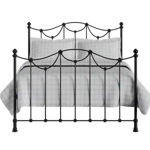 Carie ijzeren bed in zwart - Thumbnail