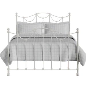 Carie iron/metal bed in ivory - Thumbnail