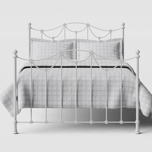 Carie iron/metal bed in white - Thumbnail