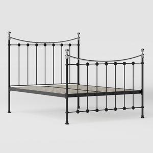 Carrick Chromo Metallbett in Schwarz - Thumbnail
