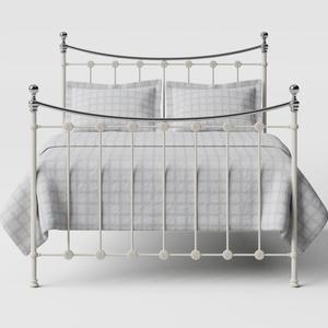 Carrick Chromo Metallbett in Elfenbein - Thumbnail