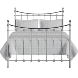 Carrick Chromo iron/metal bed in silver - Thumbnail