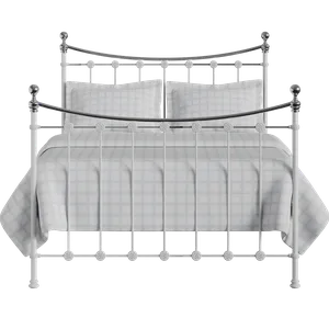 Carrick Chromo iron/metal bed in white - Thumbnail