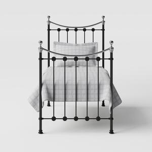 Carrick Chromo Metall Einzelbett in Schwarz - Thumbnail