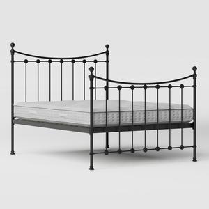 Carrick Solo iron/metal bed in black with Juno mattress - Thumbnail