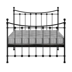 Carrick Solo iron/metal bed in black with Juno mattress - Thumbnail