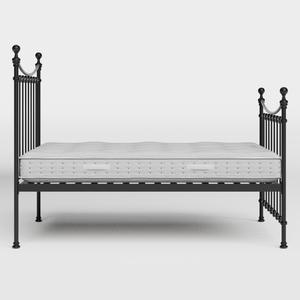 Carrick Solo iron/metal bed in black with Juno mattress - Thumbnail