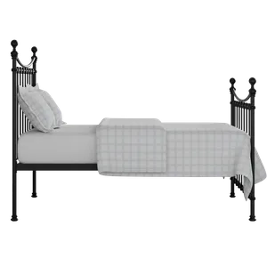 Carrick Solo iron/metal bed in black with Juno mattress - Thumbnail