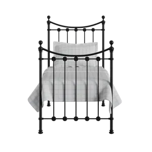Carrick Solo iron/metal single bed in black - Thumbnail