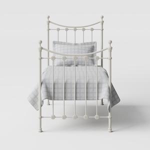 Carrick Solo iron/metal single bed in ivory - Thumbnail