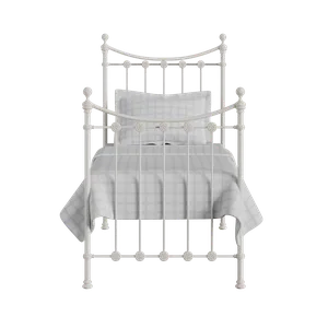 Carrick Solo iron/metal single bed in ivory - Thumbnail