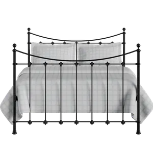 Chatsworth ijzeren bed in zwart - Thumbnail