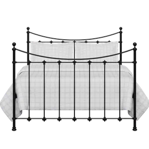 Chatsworth cama de metal en negro - Thumbnail