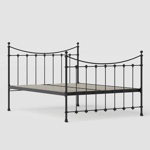 Chatsworth cama de metal en negro - Thumbnail