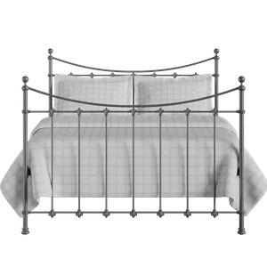 Chatsworth iron/metal bed in pewter - Thumbnail