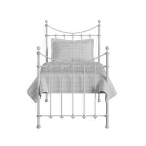 Chatsworth letto singolo in ferro bianco - Thumbnail