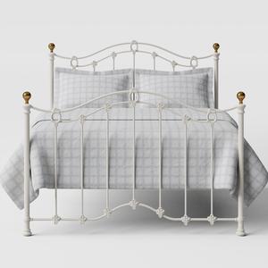 Clarina ijzeren bed in ivoor - Thumbnail
