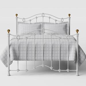 Clarina ijzeren bed in wit - Thumbnail