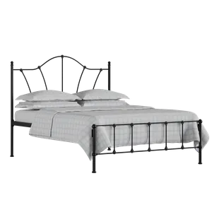 Claudia iron/metal bed in black with Juno mattress - Thumbnail