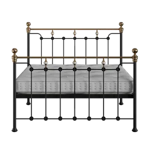 Glenholm letto in ferro nero con materasso - Thumbnail