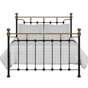 Glenholm cama de metal en negro - Thumbnail